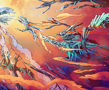 Sf ファンタジーのイラストを描きます 海外コミックアートのようなクールなタッチをお求めの方に イラスト作成 ココナラ
