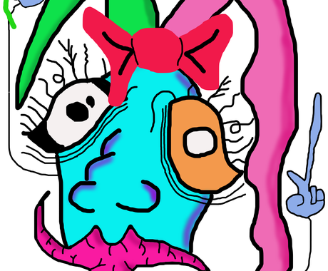 気持ち悪い絵を描きます 少し変わった絵がお好きな方へ イラスト作成 ココナラ