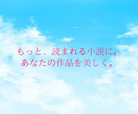 文字数制限なし あなたのweb小説を添削します なろう カクヨム ノベプラ等で活躍されたいアナタに 小説 シナリオ 出版物の作成 ココナラ