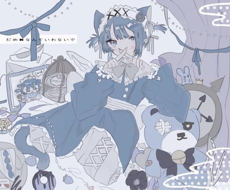 Snsなどのアイコンを描きます 可愛い女の子やメイドのイラストを描くのが得意です アイコン作成 ココナラ