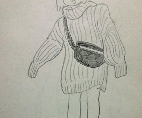ゆるゆるシンプルな鉛筆画人物イラストを書きます 鉛筆のゆるいタッチが好きな方におすすめです アイコン作成 ココナラ