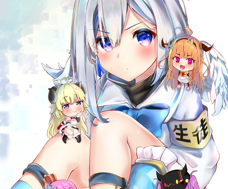 可愛い美少女イラスト描かせて頂きます 表紙 同人誌など様々な用途に是非 イラスト作成 ココナラ