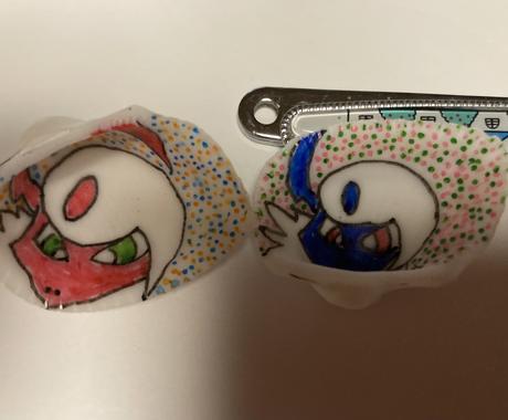 貝殻に簡単な絵を描きます イラストやキャラクターの絵を貝殻に描いていきます イラスト作成 ココナラ