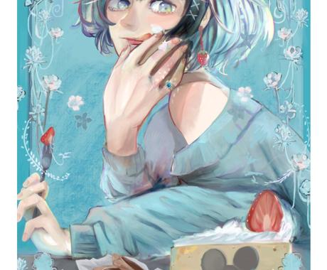 厚塗りで差がつく一枚絵を制作いたします 他の人とは違ったアナログ風のイラストをご提供 イラスト作成 ココナラ