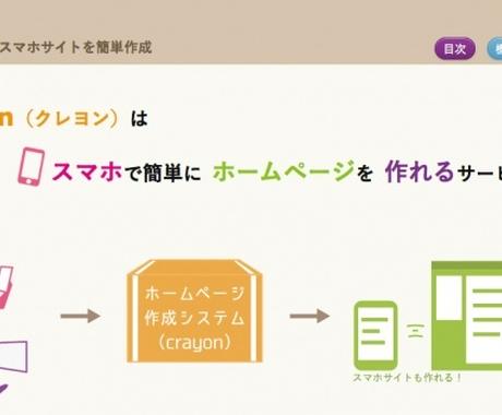 アプリクレヨンでホームページ制作代行します ｈｐを作成する時間がない方におすすめ ホームページ作成 ココナラ