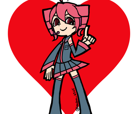 あなたのキャラをカートゥーン風デフォルメにします 個性の光るクールでかわいいイラスト アイコン作成 ココナラ