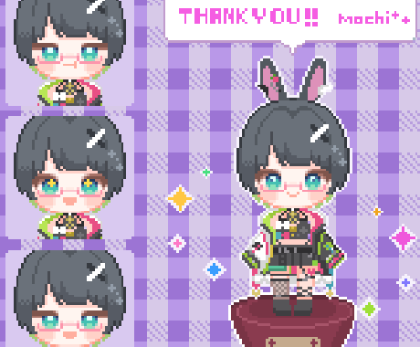 ドット絵ミニキャラ×GIFをつくります 配信活動や推しへのプレゼント用などにも！ イメージ2