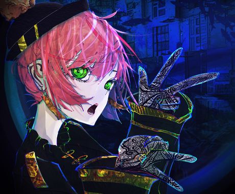 ダークで美しい 目を引くアイコン イラスト描きます 商用利用可 ダークな絵柄が好きな人必見 アイコン作成 ココナラ