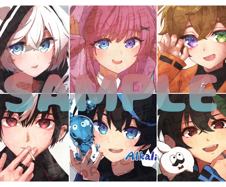 かわいい かっこいいキャラのアイコンを作成します あなたの思い通りのキャラを 高いクオリティでご提供します アイコン作成 ココナラ