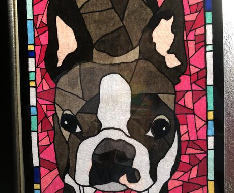 珍しい ステンドグラス風似顔絵アートを描きます 完全手書きで心を込めて世界で一つだけのアートを作ります 似顔絵作成 ココナラ