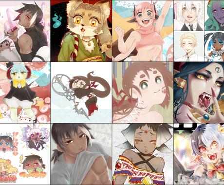 同人 創作者さん向け キャラクターアイコン描きます ツイッターアイコンやキャラクタープロフィール用に アイコン作成 ココナラ