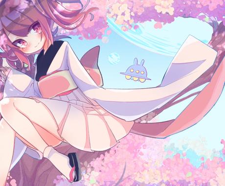 かわいい系一枚絵描きます Twitterや配信動画など 商用利用可 イラスト作成 ココナラ