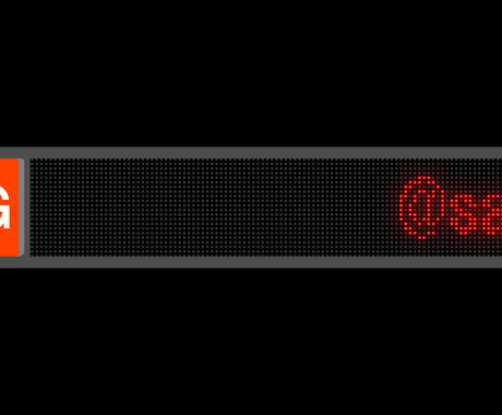動く Obsに電光掲示板風でオシャレな枠を作ります あなたの配信活動をもっとオシャレにしましょう アイコン作成 ココナラ
