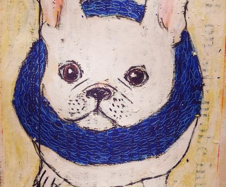 アートで可愛いペットの似顔絵をクレヨンで描きます 世界で一つ 可愛い似顔絵を飼い主様やプレゼントしたい方へ ペットイラスト作成 ココナラ