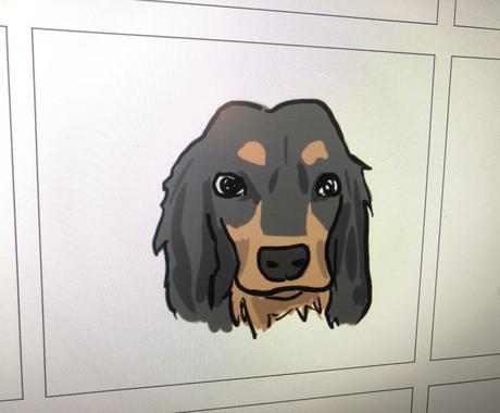 犬の絵を書きます 手書き風の犬の絵をパソコンで書きます ペットイラスト作成 ココナラ