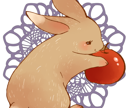 うさぎちゃん描きます 思わずホッとできるような うさちゃんを描きます イラスト作成 ココナラ