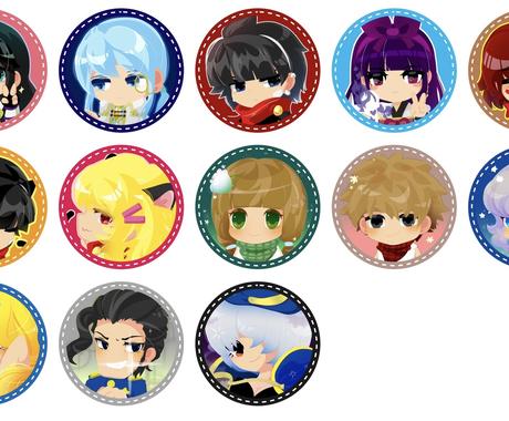 Snsアイコンサイズの主線無しイラスト承ります Snsアイコンサイズのイラストを承ります アイコン作成 ココナラ