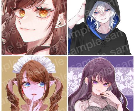 目を引くアイコン 一枚絵等描かせていただきます 可愛い かっこいいイラスト等幅広く承らせていただきます イラスト作成 ココナラ