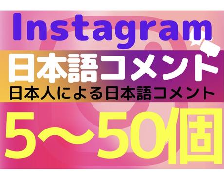 インスタ 日本人コメント 5 増やします 内容希望可 インスタグラム 日本人コメント 5 50 Snsマーケティング ココナラ