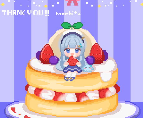 ミニキャラがかわいいドット絵×パンケーキつくります イメージ1