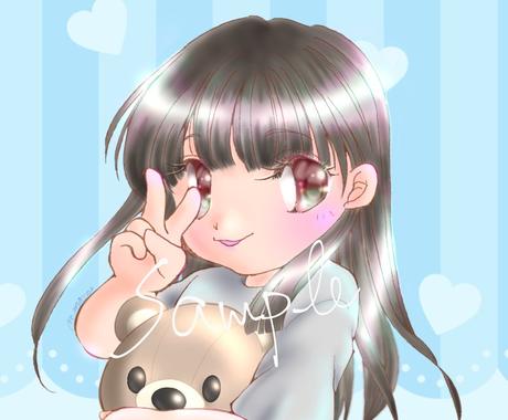 あなたのアイコン 可愛い ちびキャラ で描きます Lineやツイッター等snsを可愛いアイコンで盛り上げよう アイコン作成 ココナラ