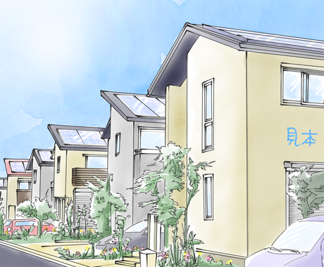 家やお店など建物の外観 内観のイラスト描きます 記事やパンフレット 物件情報等に デッサンさせてください イラスト作成 ココナラ