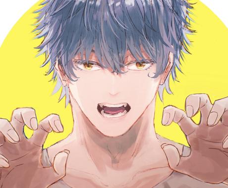 格好いい男性アイコン描きます スタイリッシュ イケメン 色気のある絵が得意です アイコン作成 ココナラ
