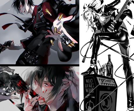 かっこいいアイコンイラスト描かせていただきます Sns用のアイコンイラストを描かせていただきます アイコン作成 ココナラ