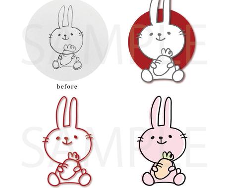 即納 下書きやラフをデジタルに起こし完成させます シンプル限定 イメージを形に 挿し絵やアイコンに最適 デザインデータ修正 変換 ココナラ