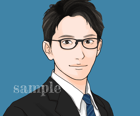 好印象を与えるビジネス向けアイコンを作成します アニメ過ぎず リアル過ぎない 副業 ビジネス用におすすめ アイコン作成 ココナラ