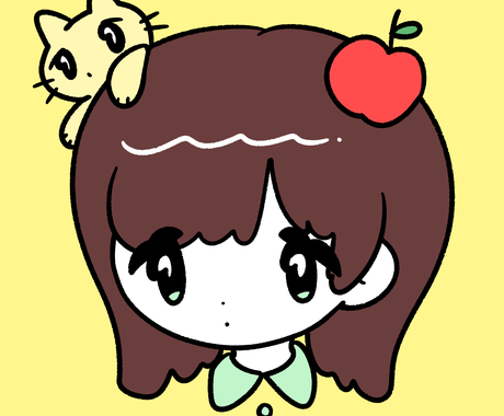 むにっと可愛い似顔絵アイコン描きます むにっと可愛いイラスト 太めの線でsnsの見栄えバッチリ 似顔絵作成 ココナラ