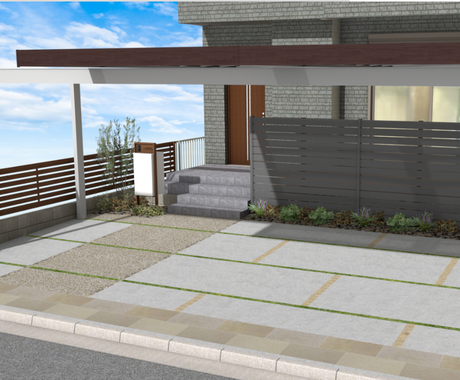 外構 エクステリアの図面 パース作成設計提案します 外構業界歴２０年のプロが図面の提案作成から代行まで行います 建築 インテリア 図面デザイン ココナラ