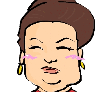 ★バストアップ・カラー・アイコン用似顔絵　ゆるい感じであなたを描きます！ イメージ1