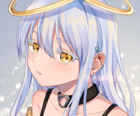 Twitter Line等のsnsアイコン描きます 可愛い 綺麗系のバストアップアイコンを描かせて頂きます アイコン作成 ココナラ