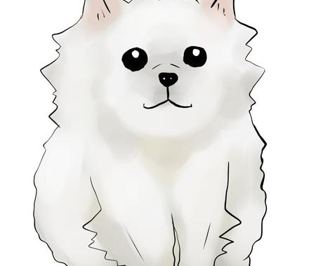 ポメラニアンのイラストお描きします Snsやブログなど幅広く使えるゆるふわポメラニアンです ペットイラスト作成 ココナラ