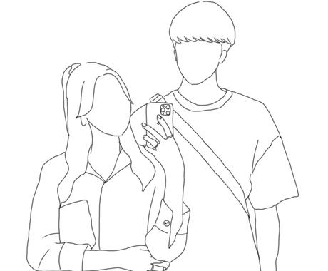 顔がないシンプルなイラストを描きます 基本的に白い背景に黒い線でipadで描いています イラスト作成 ココナラ 顔がないシンプルなイラストを描きます 基本的に白い背景に黒い線でipadで描いています イラスト作成 ココナラ