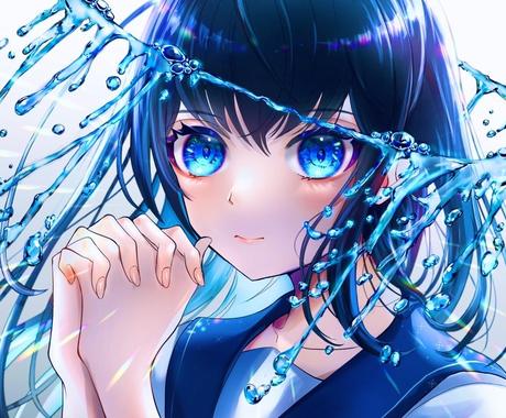 キラキラなキャラクターのイラストアイコン描きます キラキラで綺麗 カッコイイアイコンでみんなに注目してもらおう アイコン作成 ココナラ