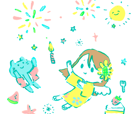 かわいいイラストを描きます 日本在住台湾人イラストレーター イラスト作成 ココナラ