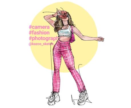 お写真を海外イラスト風のおしゃれイラストにします 文字入れok 本格スケッチ 大人のスタイリッシュテイスト イラスト作成 ココナラ