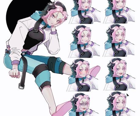 立ち絵 キャラクターデザイン描きます 自作ゲームや小説 Trpgにイラストが必要な方 イラスト作成 ココナラ