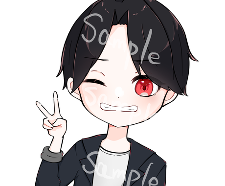 商用利用ok かわいいちびキャラアイコン販売します 透過あり Youtubeサムネなどにも使えます キャラクター販売 既製品 ココナラ