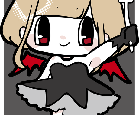 コミック風ミニキャラ描きます グッズ作成 Youtube素材 Snsアイコン イラスト作成 ココナラ