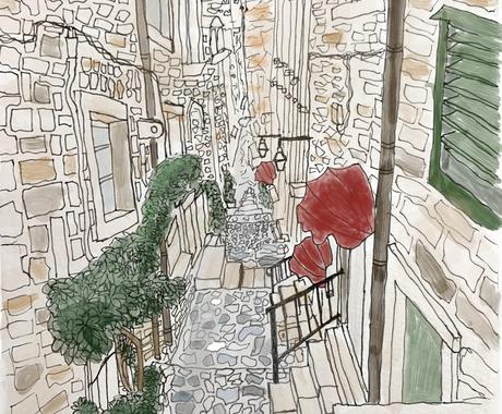 建物や建築イラスト描きます ヨーロッパのオシャレな建物や日本家屋などなど イラスト作成 イラスト作成 ココナラ