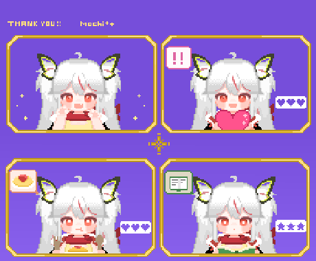 表情の変化が楽しいドット絵／バストアップを作ります VTuber活動やオリジナルキャラクターさんにも！ イメージ2
