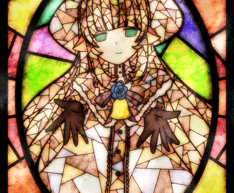 ステンドグラス風のイラスト作成いたします 少し変わったイラストが欲しい方は是非 イラスト作成 ココナラ