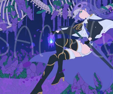 背景に凝った不思議な世界観のイラスト描きます ポスターや観賞用 その他もお気軽に 商用 イラスト作成 ココナラ