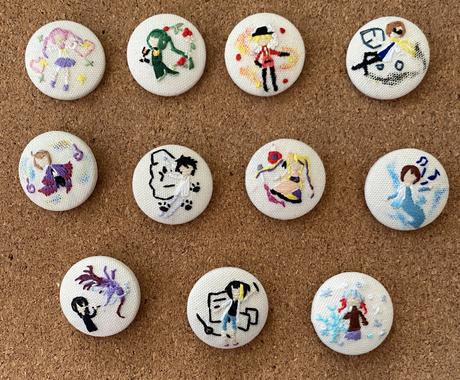 推し オリキャラ刺繍グッズにします 貴方のお子さんのグッズ作りませんか オリジナルグッズ販売 ココナラ