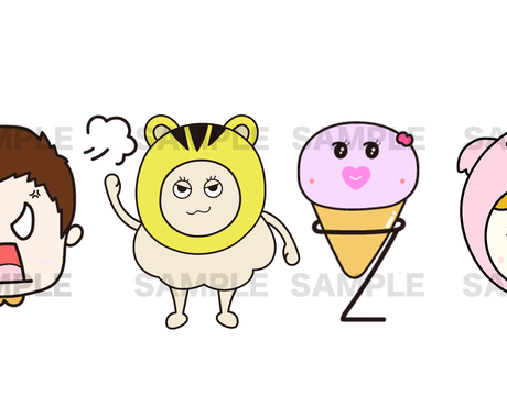 ゆるめなイラストやゆるキャラを制作いたします 企業のキャラクターなどに ゆるキャラ制作します キャラクター作成 ココナラ