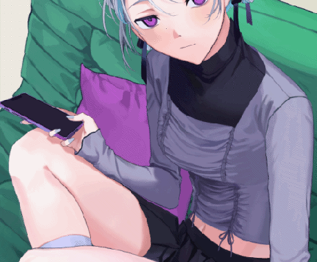 1枚絵~アニメーション付きイラストまで承ります アンニュイ可愛い/雰囲気のあるイラストをお探しの方は是非 イメージ2