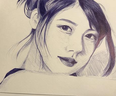 裁判所風も ボールペンでリアルな似顔絵を描きます Snsアイコン プレゼント 壁紙など 容疑を晴らしたい方へ 似顔絵作成 ココナラ